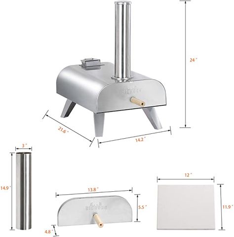 Lamp Chops, Pizza Grill, Portable Pizza Oven, Square Pizza, Small Pizza, Oven Design, Four A Pizza, Pizza Maker, Commercial Kitchen Equipment