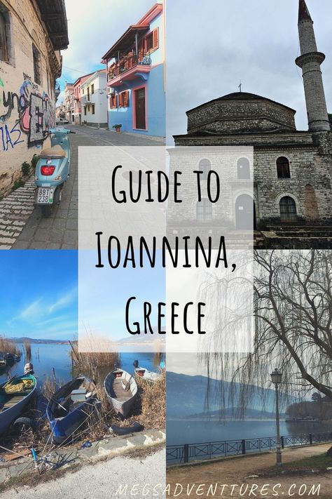 Here is a list of all of the best things to do in Ioannina, Greece. This is a beautiful, underrated city and should definitely be on your list of places to visit in the beautiful country of Greece! Hiking Greece, Solo Travel Europe, Ioannina Greece, European Bucket List, Greece Food, Beautiful Country, The Capital, Greece Travel, Crete