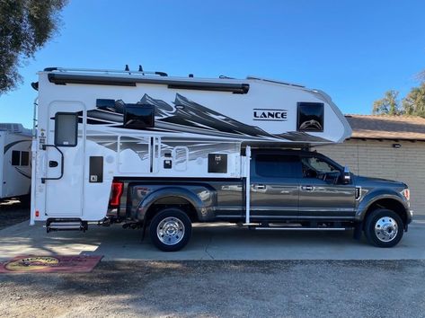 Truck Camper Interior, Small Truck Camper, Best Truck Camper, Lance Campers, Rv Air Conditioner, Slide In Camper, Rv Types, Small Rv, Truck Campers