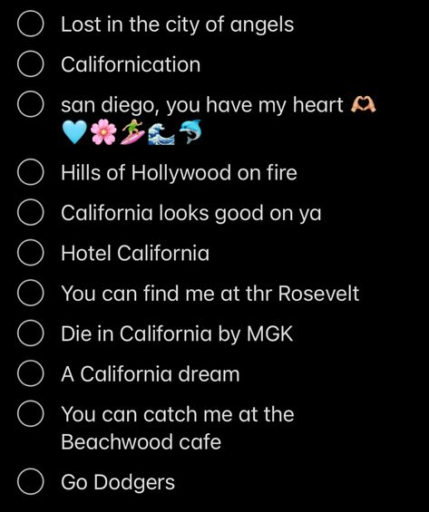 Los Angeles Pictures, Usa Aesthetic, Caption Lyrics, Ig Caption, One Word Instagram Captions, Instagram Blogging, Insta Caption, Travel Captions, Good Insta Captions