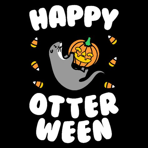 Otter Gif, Meme Gifs, Significant Otter, New Twitter, Otters, Halloween Themes, Cool Gifs, Happy Halloween, Funny Gif