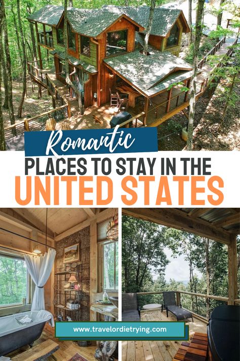 Whether you're looking for a luxurious escape or a cozy getaway, here are the top 20 most romantic rentals in The United States! USA romantic getaways. romantic rentals USA. usa romantic vacation rentals. romantic places to stay in the United States. romantic places in the USA. romantic places to stay in the us. the most romantic Airbnbs in the US. the best places to stay in the us for an anniversary, honeymoon, or just a romantic weekend. unique places to stay in the us. treehouse vacation usa Romantic Cities In The Us, Vacation Ideas For Couples United States, Romantic Trips For Couples, Anniversary Trips In The United States, Cheap Romantic Getaways, Honeymoon Destinations Usa, Lux Travel, Usa Vacation Destinations, Treehouse Vacations