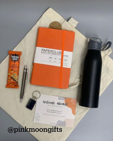 Promotional Items Marketing, Welcome New Employee, Onboarding New Employees, Promotional Items For Business, Welcome Kit, Employee Onboarding, Clever Halloween Costumes, Welcome Aboard, Company Gifts