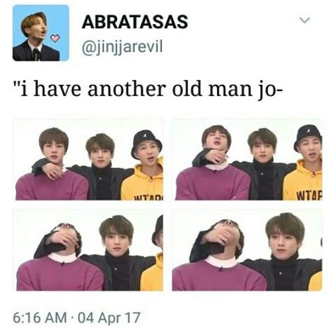 Jin Dad Jokes, About Bts, Pop Singers, Dad Jokes, Bts Boys, Kpop Memes, Jung Hoseok, Bts Memes, Bts Funny