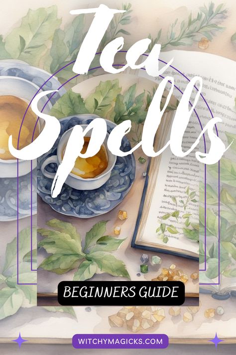 Discover how different tea varieties can be leveraged for specific ritualistic purposes, from promoting relaxation to enhancing intuition. Learn the art of infusing your tea rituals with intention and energy, turning each sip into a powerful act of manifestation.  #TeaSpells #HerbalMagic #RitualCraft. Witchy Teas, Tea Spells, Guide To Tea, Witchy Tea, Tea Witch, Spells For Love, Witchy Kitchen, Study In China, Healing Tea