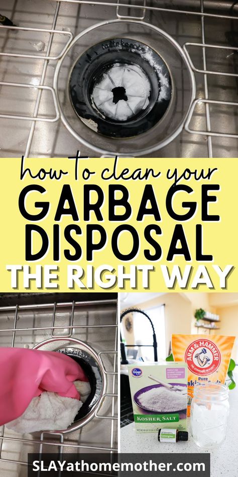 Stinky Garbage Disposal, Smelly Sink, Cleaning Disposal, Garbage Disposal Cleaning, Garbage Disposal Cleaner, Household Cleaning Schedule, Disposal Cleaner, Baking Soda And Vinegar, Clean Kitchen Sink