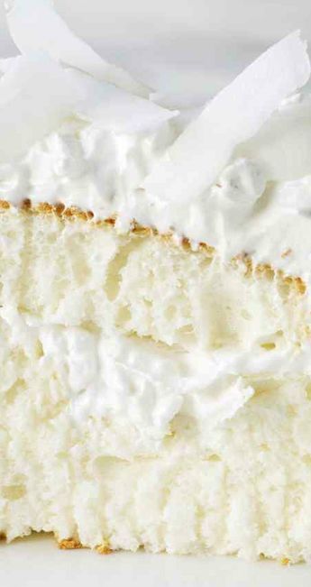 Coconut Cloud Cake ~ This light, flavorful dessert, filled and topped with seven-minute frosting and coconut, is a little slice of heaven Coconut Cloud, Cloud Cake, Torte Cupcake, A Piece Of Cake, Coconut Cake, Piece Of Cake, Eat Dessert First, Food Cakes, Eat Dessert