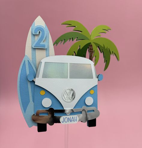 Surf cake topper, Surf birthday cake topper, Surf Birthday, Surf Birthday Party, surf birthday party decor Surf Birthday Cake, Summer Birthday Cake, Surf Cake, Surf Birthday Party, Surf Birthday, Happy Wishes, Theme Cake, Summer Birthday, Birthday Party Decor