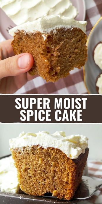 Super Moist Spice Cake Recipe l ® {From Scratch} Super Moist Spice Cake, Spice Cakes Homemade, Spicy Cake Recipes, Spice Cake Recipes From Scratch, Fall Spice Cake, Spiced Cake Recipes, Homemade Spice Cake, Spicy Cake, Spice Cakes