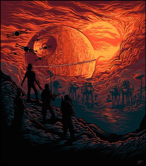 Rogue Outfit, Dan Mumford, Tattoo Star, Star Wars Background, Classic Star Wars, Illustration Styles, Amazing Artists, Star Wars Drawings, Star Wars Concept Art