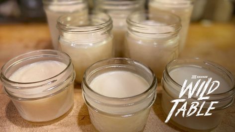 Deer Tallow: The Most Versatile Part of Deer | Wild Table Deer Tallow, Tallow Lotion, Tallow Candles, Nontoxic Living, Deer Meat, Wild Game Recipes, Glass Mixing Bowls, Venison Recipes, Freezer Burn