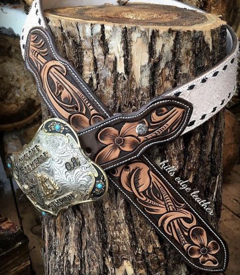 Western Leather Belts, Handmade Leather Work, Custom Leather Work, Custom Leather Belts, Cowgirl Belts, Leather Working Patterns, Tooled Leather Belts, Leather Tooling Patterns, Belts Men