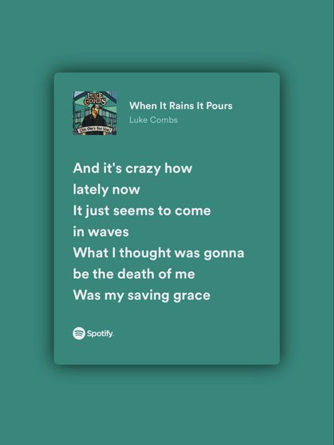 Luke Combs Lyrics Wallpaper, Beautiful Crazy Tattoo Luke Combs, Luke Combs Song Quotes, Luke Combs Quotes, Aesthetic Country Lyrics, When It Rains It Pours Luke Combs, Beautiful Crazy Luke Combs Quotes, Luke Combs Lyrics, Spotify Country Lyrics