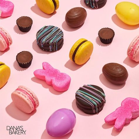 Sorry Jelly Bean, maybe next year.  🐰💕 #ChocolatePeanutButter #PinkMarshmallow #CremeEgg Easter Shoot, Sweets Photography, Covered Chocolate, Candy Photography, Pink Marshmallow, Chocolate Shots, Food Photography Dessert, Marshmallow Chocolate, Pink Marshmallows