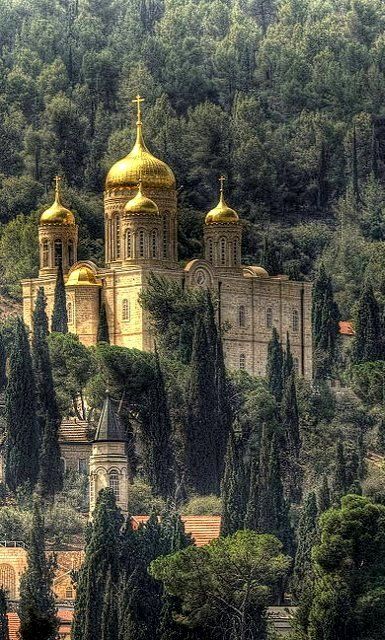 Moscovia Church, Jerusalem, HDR | Flickr - Photo by amirpaz Old Churches, Cathedral Church, Church Architecture, Church Building, Orthodox Church, Sacred Places, Place Of Worship, Holy Land, Beautiful Buildings