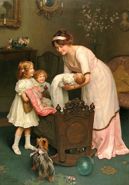 elsley, arthur john - Good Night 2 | Arthur John Elsley 1861… | Flickr Victorian Images, Galleria D'arte, Victorian Paintings, Art Ancien, Mother Child, Mother's Love, Paintings I Love, Art Et Illustration, Victorian Art