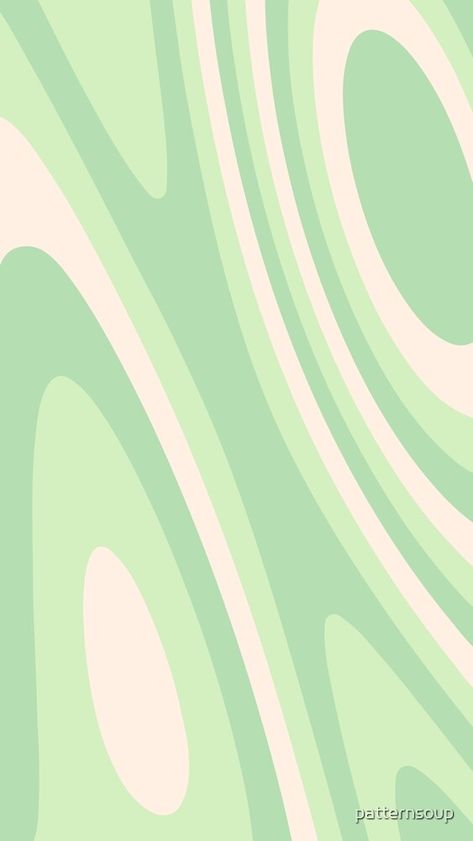 Aethstetic Green Wallpaper, Pastel Aethstetic, Groovy Swirls, Groovy Green Wallpaper, Green Swirl Background, Colorful Retro Wallpaper, Groovy Lines, Green Aethstetic, Groovy Wallpaper Aesthetic