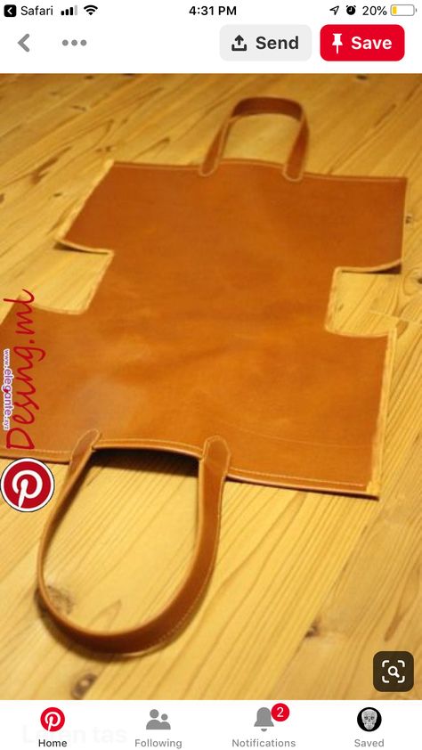 Leather Bag Tutorial, Leather Tutorial, Sac Diy, Leather Craft Patterns, Bags Diy, Leather Bag Pattern, Diy Leather Bag, Diy Bags Purses, Brown Leather Bag