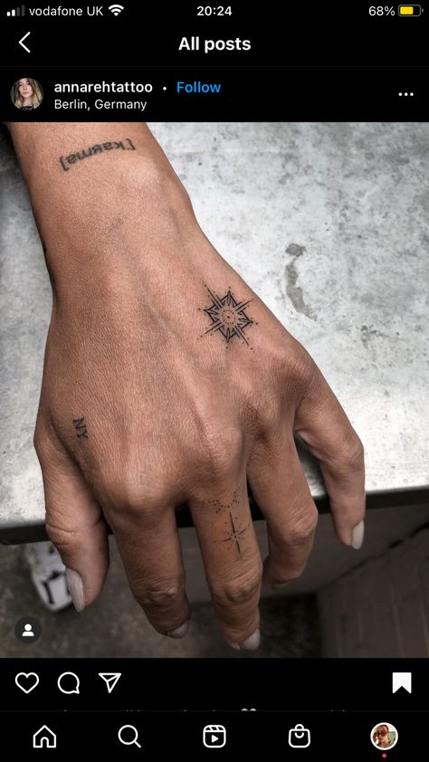 Tato Finger, Aum Tattoo, Name Tattoos For Girls, Mandala Thigh Tattoo, Cute Mandala, Mandala Wrist Tattoo, Tattoo Bar, Small Mandala Tattoo, Mandala Hand Tattoos