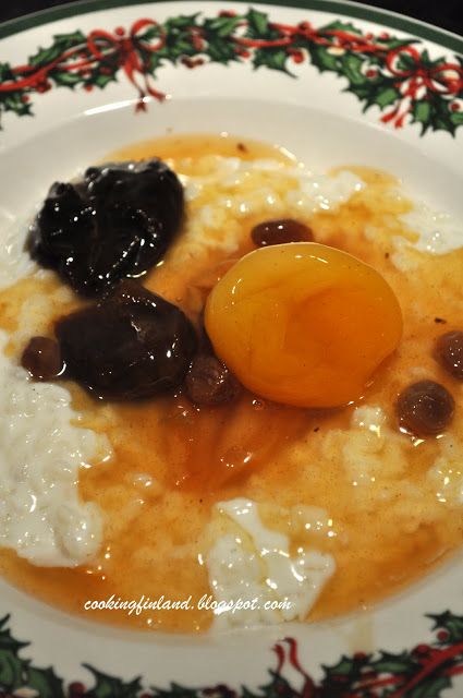 Cooking Finland: A Traditional Finnish Christmas menu, starting off with Rice Porridge and Fruit Soup Finnish Rice Porridge, Finnish Rice Pudding, Swedish Fruit Soup, Scandinavian Brunch, International Meals, Swedish Foods, Finland Food, Finnish Cuisine, Finnish Christmas