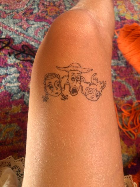 Funny Quirky Tattoos, Nostalgia Tattoo Ideas, Stupidly Cute Tattoos, Silly Animal Tattoos, Funky Tattoos Weird, Fashion Tattoo Ideas, Tattoos Silly, Eclectic Tattoo, Funky Tattoo Ideas