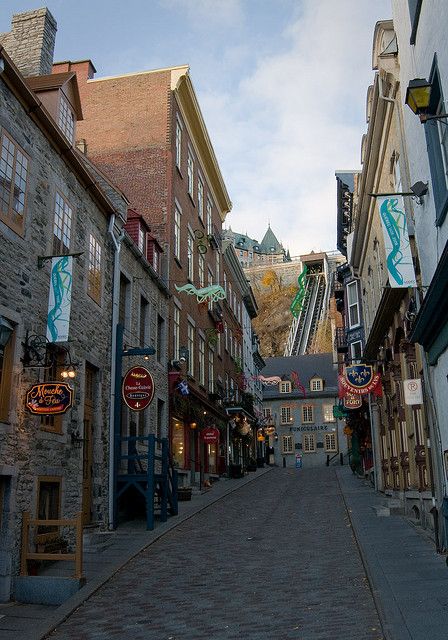 Rue Sous-le-Fort, Old Quebec, Canada