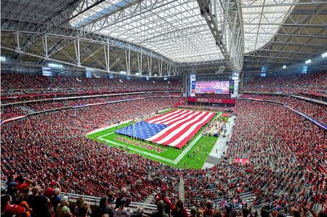 Stadium guide for University of Phoenix Stadium: History, information, pictures, directions and merchandise of the Arizona Cardinals stadium Panathenaic Stadium, Nfl Football Stadium, Arizona Cardinals Stadium, Arizona Football, State Farm Insurance, Riverside Stadium, State Farm Stadium, American Chopper, Arizona Cardinals Football