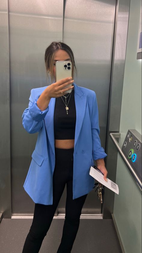 Ootd Zara, Look Zara, Zara Summer, Ruched Sleeve Blazer, Office Suit, Outfit Zara, Office Casual Outfit, Sassy Outfit, Summer Ootd