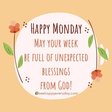 Happy Monday! I wish you a week of many blessings! 🌞 Monday Morning Blessings, New Week Prayer, Blessed Monday, Monday Morning Blessing, Happy Monday Morning, Blessed Week, Monday Blessings, Monday Inspiration, Happy New Week