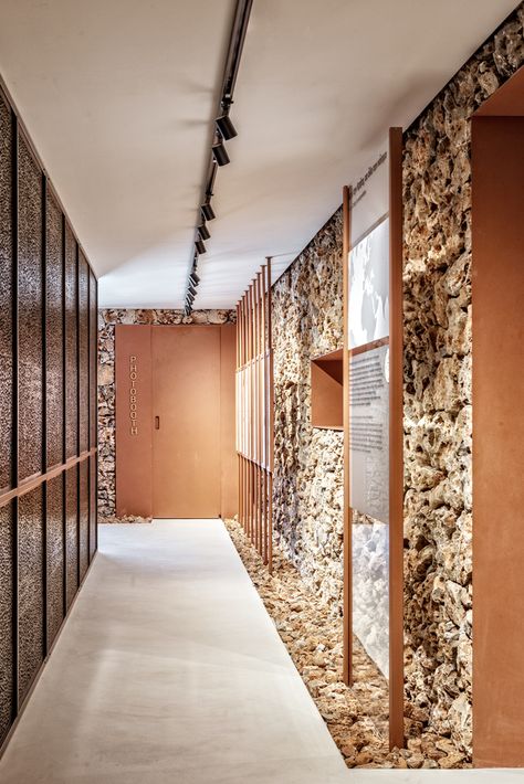 Gallery of Bioaroma Museum & Experience Store / KAAF | Kitriniaris Associates Architecture Firm - 10 Museum Experience, Museum Interior, Museum Exhibition Design, Interior Design Gallery, Nature Museum, Building Renovation, Sustainable Art, Museum Displays, Traditional Building