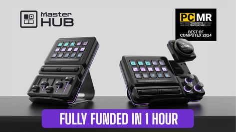 MasterHUB - Versatile & Customizable Modular Control System Cooler Master, The Fly, Content Creators, Control System