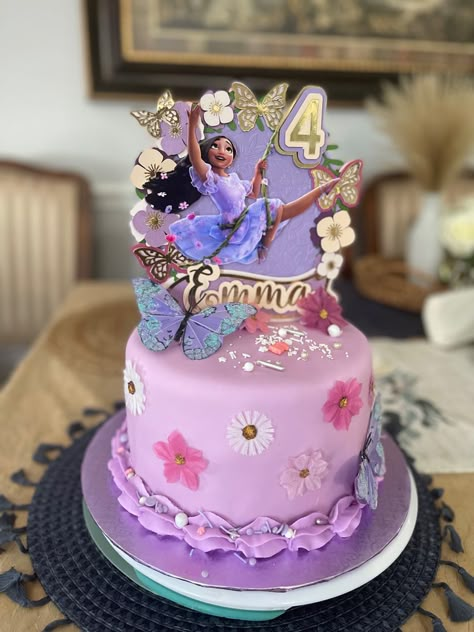 Isabela Encanto Birthday Party Cake, Encanto Birthday Party Cake Isabella, Pastel Isabela Madrigal, Isabela Cake Encanto, Encanto Isabella Birthday Cake, Isabella Birthday Cake, Piñata Isabella Madrigal, Pastel Isabella Encanto, Isabella Birthday Party Encanto