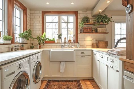 Barstools in kitchen