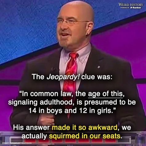 It's a big deal to be a contestant on a game show. You have the opportunity to win cash or other fabulous prizes. But all that pressure also means there's a chance you can look like a total game show fool.From funny Family Feud answers to unfortunate Wheel of Fortune moments, there are plenty of answers that made viewers embarrassed for the players, even if they did go home with a pr... #gameshows #funnyanswers #familyfeud #wheeloffortune #embarrassment #gameshowfails #awkwardmoments #tvbloopers Funny Game Show Answers, Family Feud Funny Answers, Family Feud Answers, Family Feud Funny, Weird History, Strange People, Crazy Stories, Graveyard Shift, Creepy Photos