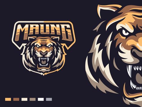 Tiger Mascot Logo, Tiger Mascot, Logo Gaming, Motorbike Art, Bluff City, Tiger Logo, Gaming Logo, Sport Logo, Sports Logos