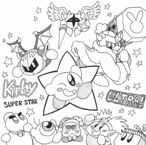 Pusheen Coloring Pages, Kirby Game, Coloring Pages Aesthetic, Kirby Games, Aesthetic Kirby, Kirby And Friends, Kirby Character, Meta Knight, X Twitter