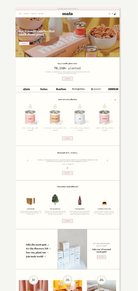 Mala The Brand, Candle Website, Marketing Studio, Best Shopify Themes, Website Banner Design, Ecommerce Website Template, Shopify Marketing, Shopify Templates, Web Design Marketing