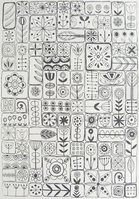 Arte Doodle, Tangle Doodle, Doodle Inspiration, White Drawing, Doodles Zentangles, Ink Drawings, Zen Doodle, Black And White Drawing, Zentangle Art