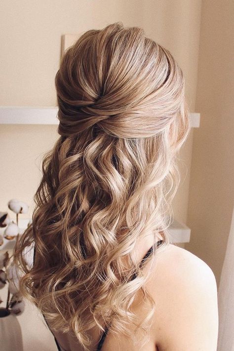 Diy Bridal Hairstyles, Easy Wedding Hairstyles, Down Hairstyles For Long Hair, Easy Wedding, Short Homecoming Hair, Beach Hairstyles Medium, Simple Wedding Hairstyles, Diy Bridal, Bridesmaid Hair Short