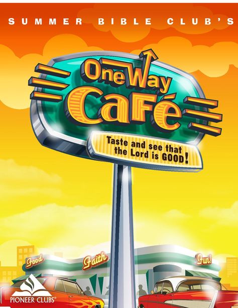 One Way Cafe VBS Curriculum Sample Food Truck Vbs, Vbs Songs, Activity Stations, Cafe Posters, Vbs Themes, Vbs 2024, Taste And See, Letter To Parents, The Lord Is Good