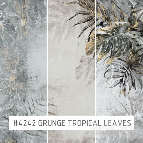 3d models: Wall covering - Creativille | Wallpapers | Grunge tropical leaves 4242 Bedhead Design, Leaves Wallpaper, Leaf Texture, Wall Bed, Bedroom Furniture Design, Nail Studio, 3d Warehouse, Leaf Wallpaper, Tropical Leaf