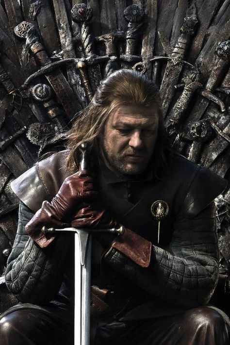 Game Of Thrones Ned Stark Game Thrones, Eddard Stark, The Iron Throne, Ned Stark, Game Of Thrones Tv, A Game Of Thrones, Sean Bean, Got Game Of Thrones, Got Characters