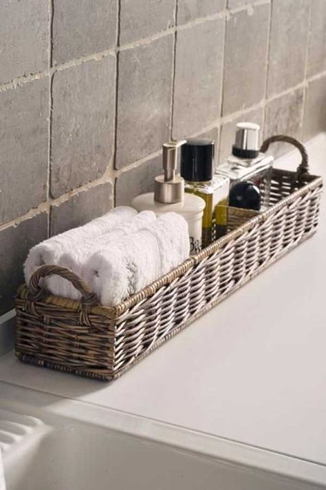 19 Extremely Beautiful Affordable Decor Ideas That Will Add The Spa Style to Your Bathroom Penyimpanan Makeup, Bathroom Closet Organization, Bilik Air, Spa Style, Bathroom Closet, Bad Inspiration, Organized Life, Ideas Casa, Bathroom Spa