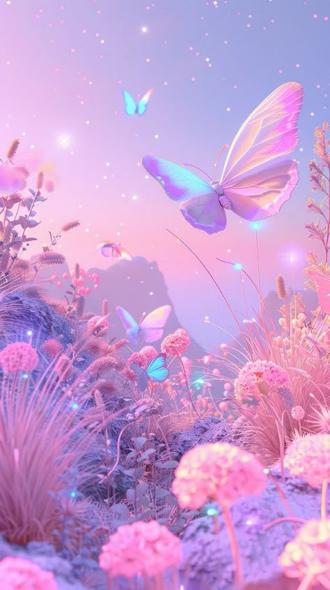 Meadow and butterflies outdoors lighting aquatic. | free image by rawpixel.com / Hein Saved Pictures On Pinterest, Aesthetic Cute Wallpaper For Lockscreen, Asthetic Pics Wallpaper, Pink Ribbon Wallpaper, Beautiful Butterfly Pictures, Asthetic Picture, Pastel Butterflies, Pretty Butterfly, Butterfly Background