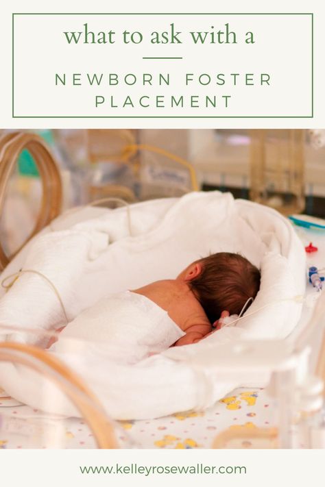 These are different than the questions you might ask for the placement of an older child. #fostercare #foster #newborn Baby Checklist Newborn, Newborn Checklist, Foster Baby, Foster Parent, Foster To Adopt, Baby Checklist, Foster Family, Birth Mother, Foster Mom