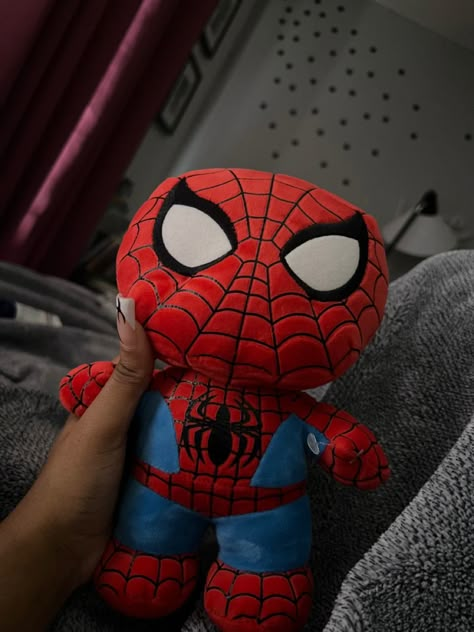 Spider Man Stuffed Animal, Spiderman Teddy, Marvel Plushies, Spider Man Things, Spider Man Stuff, Spiderman Things, Spiderman Plush, Spiderman Room, All Spiderman