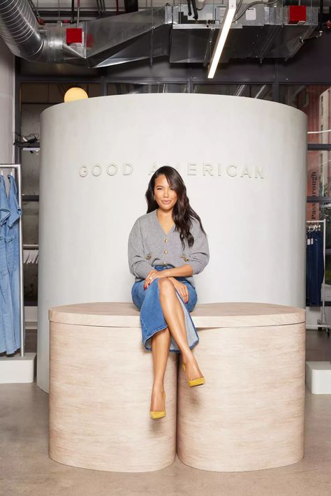 Inside Good American's Latest Open Casting from Ashley Graham and Emma Grede (Exclusive) Emma Grede Style, Model Casting Call, Emma Grede, Boss Woman, Model Casting, Business Photoshoot, Branding Shoot, American Jeans, Fall 24