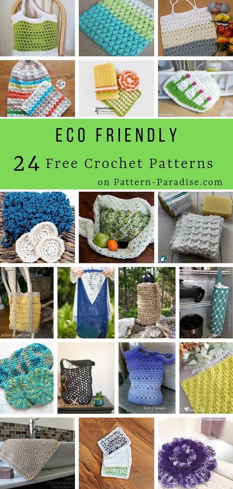 Eco Friendly Diy, Waffle Stitch, Wire Crochet, Crochet Bracelet, Crochet Round, Crochet Videos, Free Crochet Patterns, Cotton Crochet, Crochet Home