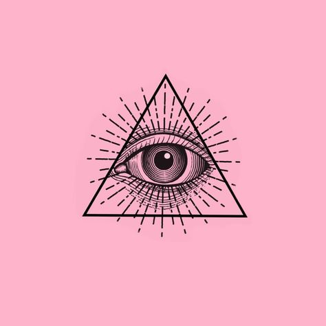 Illumaniti Eye Tattoo, Illumanti Tattoo Third Eye, Ojo Iluminati Tattoo, Eye Triangle Tattoo Design, All Seeing Eye Tattoo Design, Triangle With Eye, Triangle Eye Tattoo, Eye Of Providence Tattoo, Eyes Tattoo Design