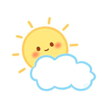 Cute Sun Doodle, Sun Drawing Cute, Cute Sun Drawing, Doodle Sun, Sun Doodle, Kawaii Sun, Sun Outline, Sun Cartoon, Islamic Books For Kids